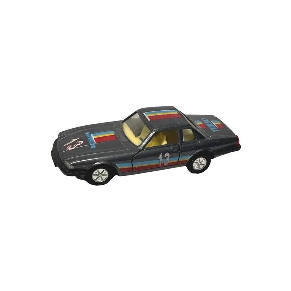 Vintage Metal Diecast Pullback Car #13 Turbo